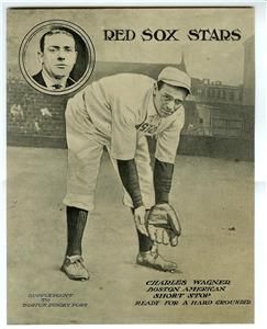 1909 Boston Sunday Red Sox Wagner